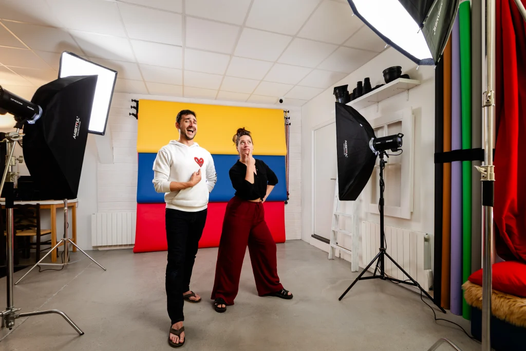 le loft studio créatif géré par Elisa Margras et Etienne Regis, outils pour les créatifs