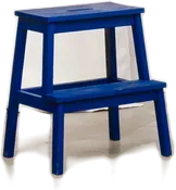 Escabeau bleu, accessoire de scène du Petit Plateau